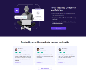 Hostinger-Trusted by 4+ million website owners worldwide
